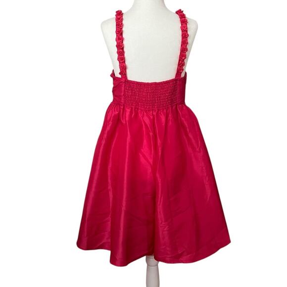 Hutch Sleeveless Rosette Romper In Rose Tyrie Size M - Picture 3 of 8